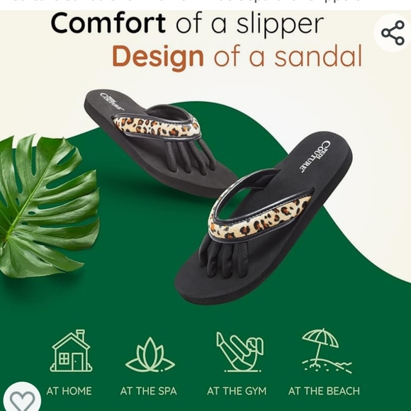 NWOT Pedicure Sandals for Women - Toe Separator Slippers - Picture 4 of 7